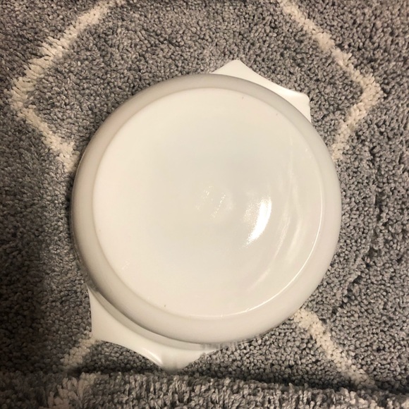 VINTAGE PYREX / England pink flowers dish 9” - Picture 7 of 9